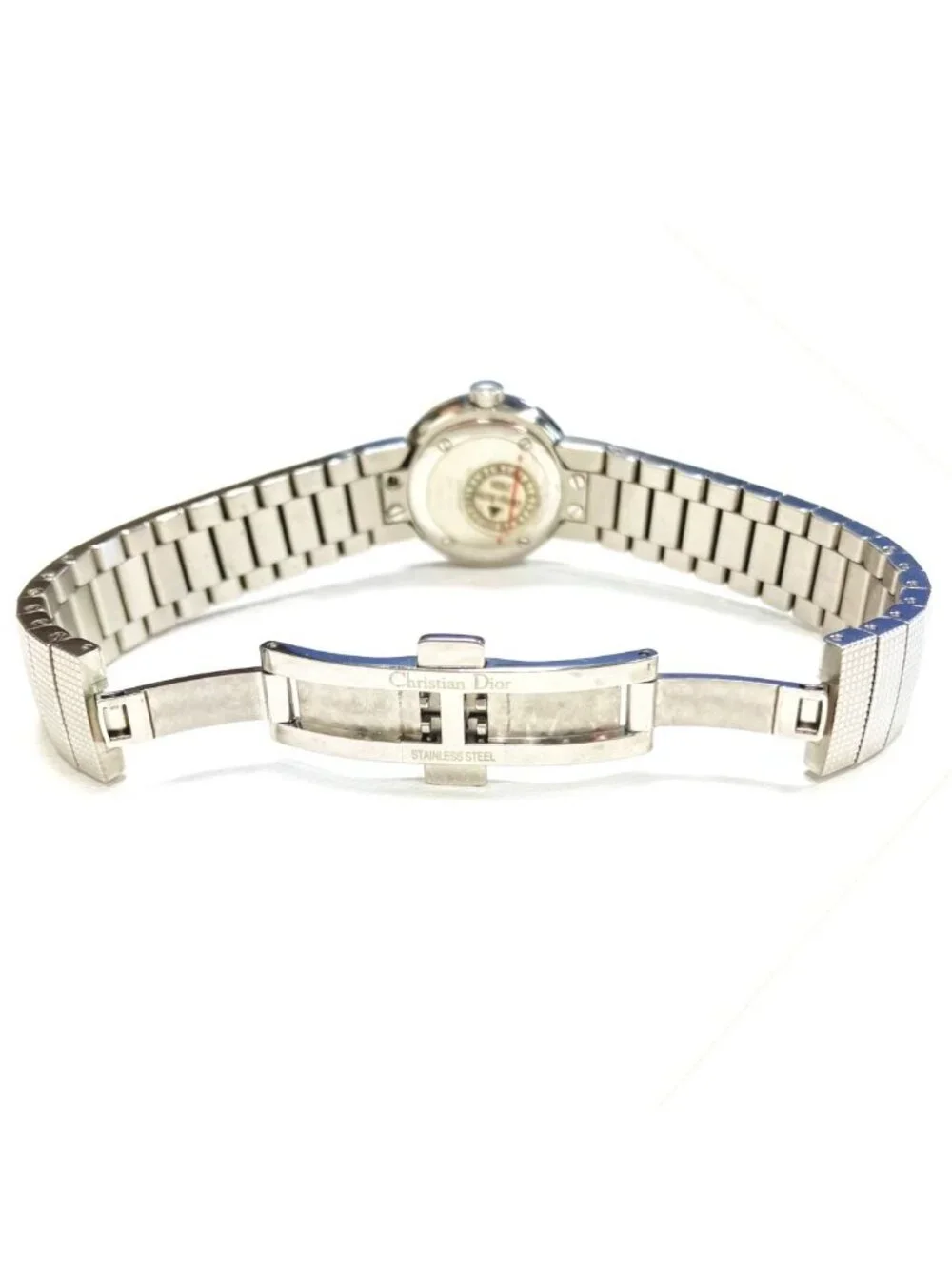 Dior Rado la Baby Day Watch SS Quartz Silver Shell Dial